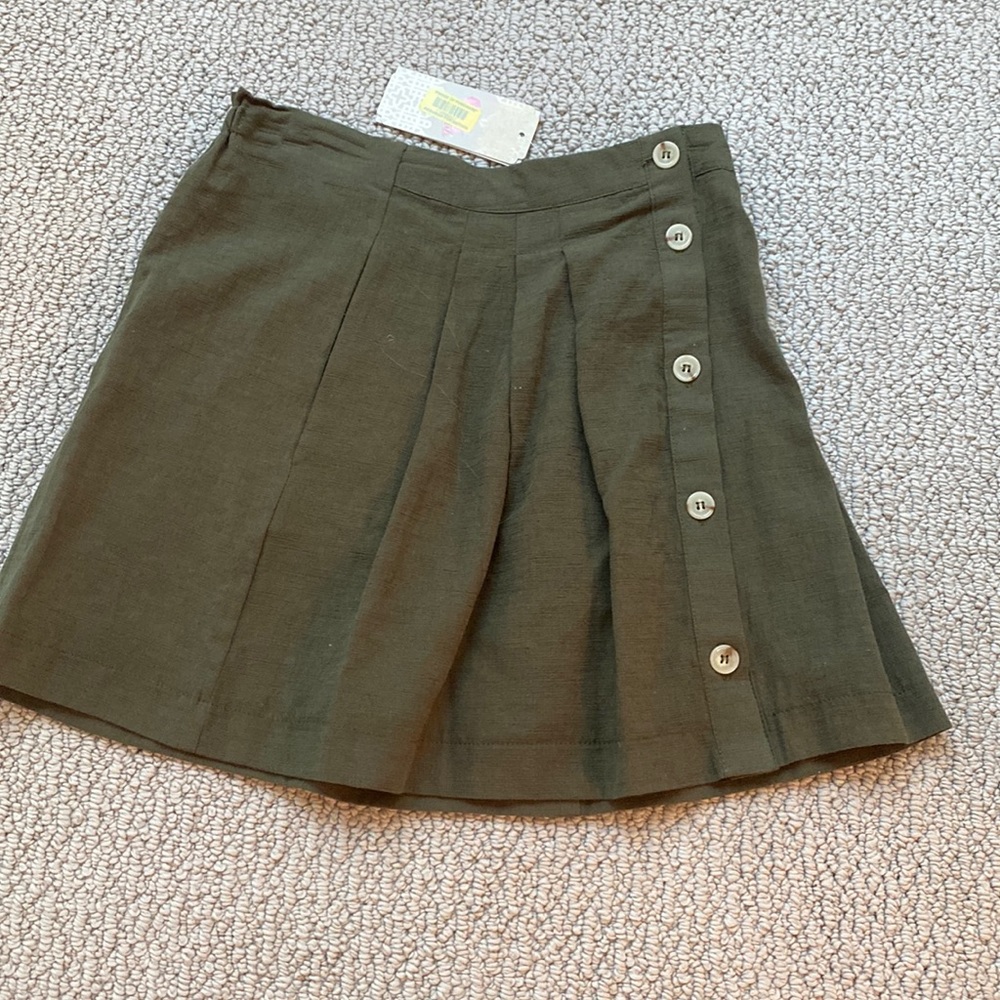 GB girls skirt army green
